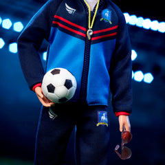 Barbie Ted Lasso soccer ball included for interactive play and display
