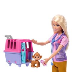 Barbie tiger figure adds action-packed scenarios for rescue missions.