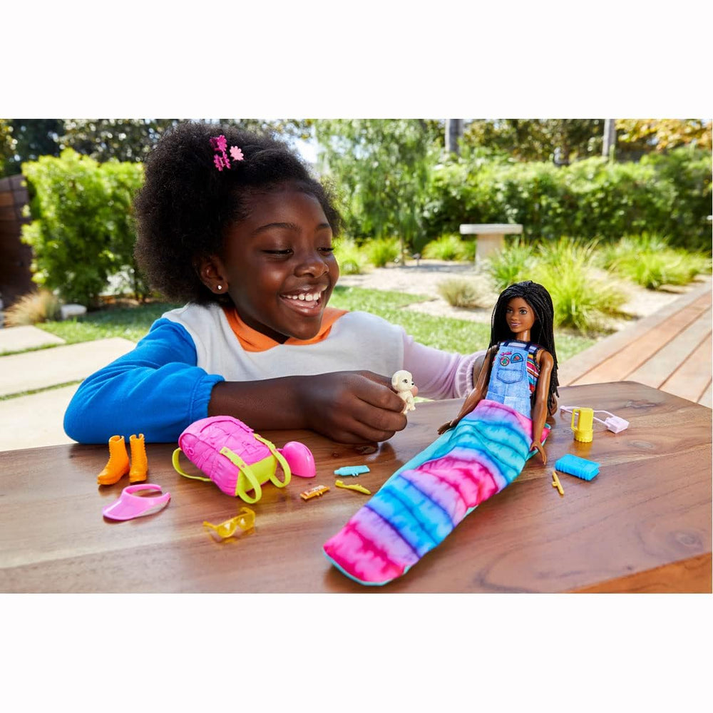 Barbie toiletries bag supports pretend grooming during trips