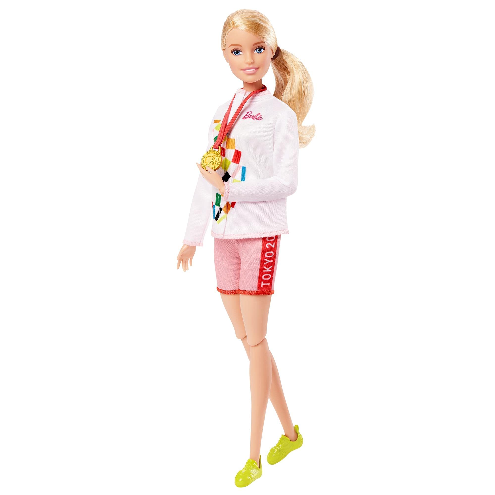 Barbie Tokyo 2020 sport climber three climbing clips support versatile pretend routes