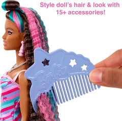 Barbie Totally Hair half-top-knot adds playful height to styling sessions