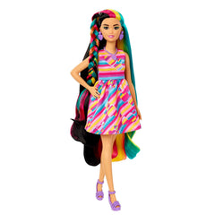 Barbie Totally Hair doll scrunchies add color and texture to looks.