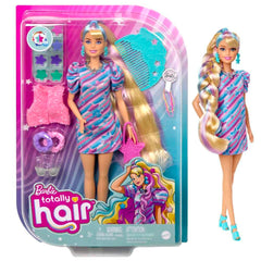 Barbie Totally Hair star-themed doll with long hair ideal for creative styling sessions