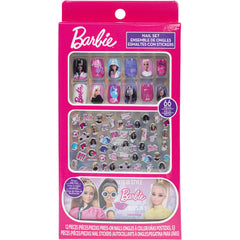 Barbie Townley Girl 66-piece nail set with press-on nails and stickers for creative play