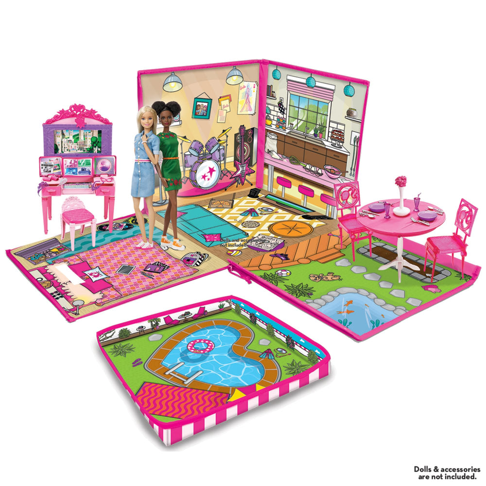 Barbie ZipBin 40 two-story design blends storage with decorative interior.