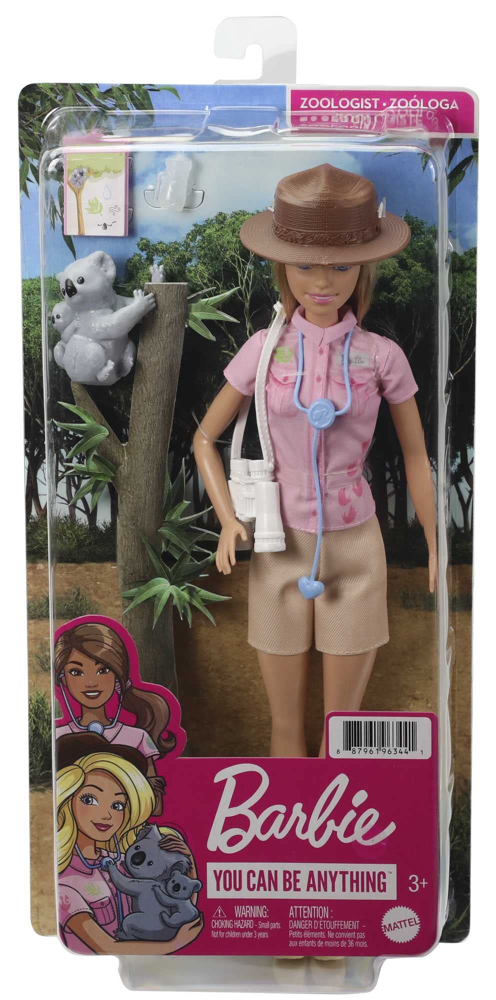 Barbie zoologist accessories compilation includes stethoscope, clipboard, and binoculars for realistic play