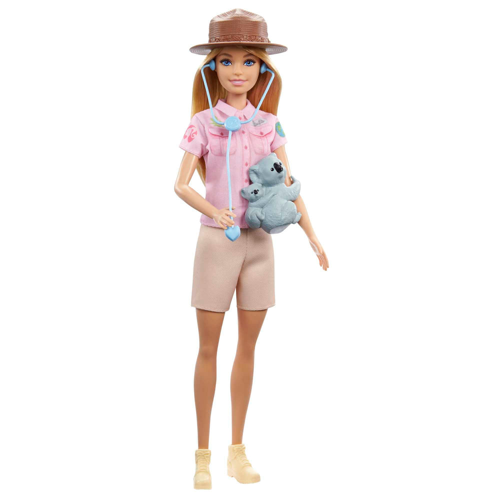 Barbie zoologist wearing brown hat and boots encourages outdoor exploration