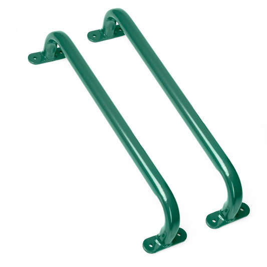 Barcaloo 17-inch green safety handle bar for extra grip on playsets.