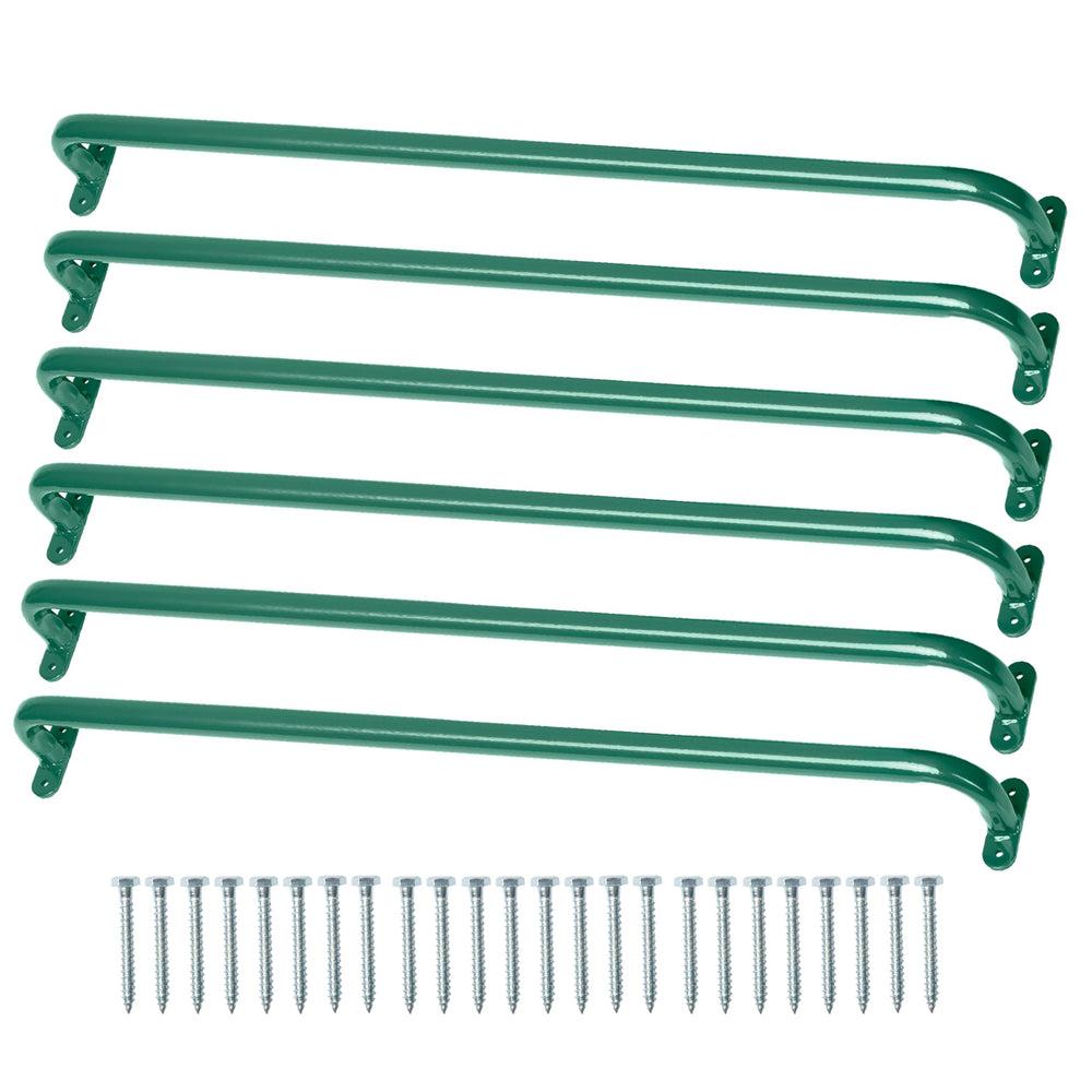 Barcaloo 22-inch green grab handle for backyard play and durable mounting