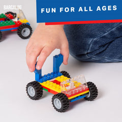 Barcaloo durable building bricks pack supports hours of family play.