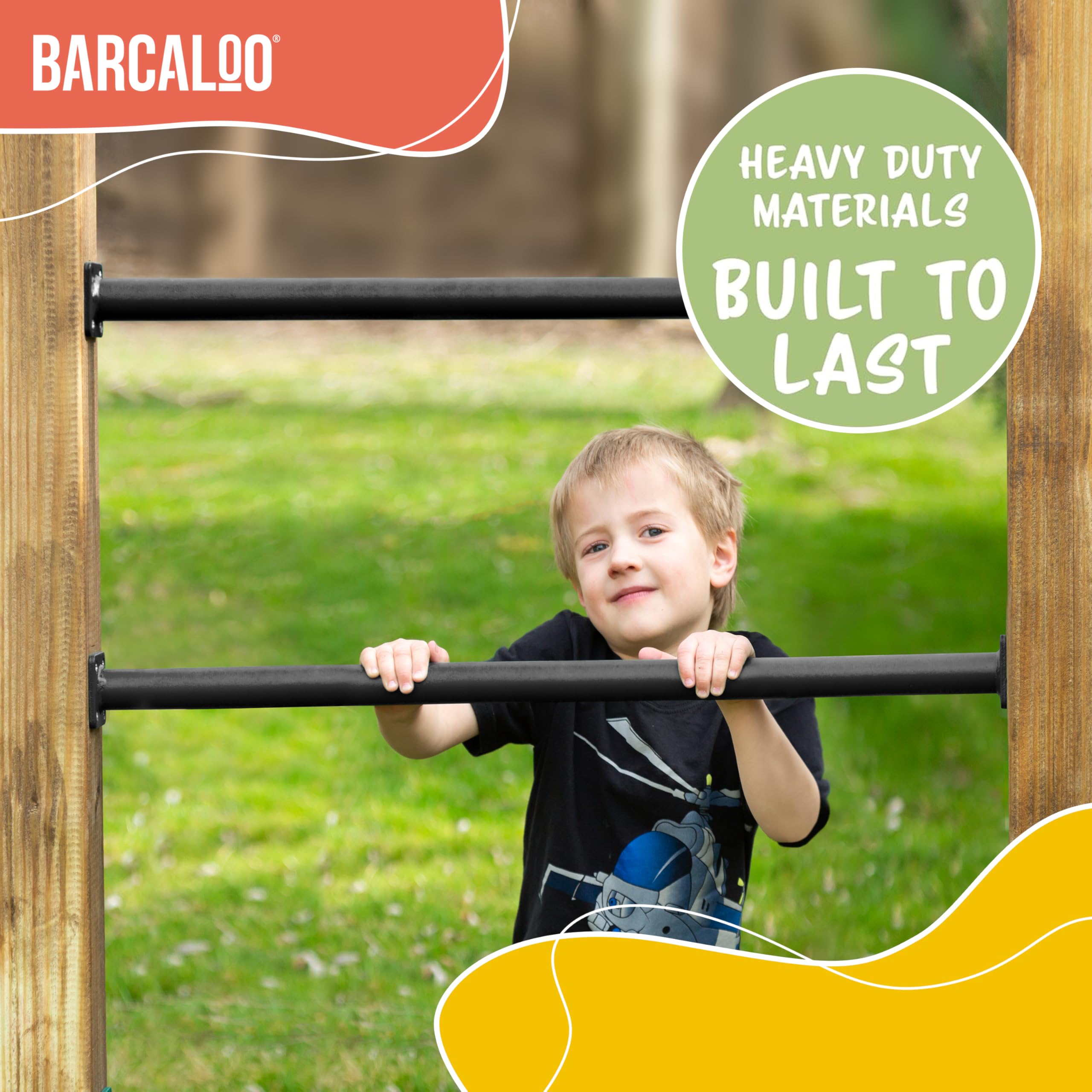 Barcaloo indoor-outdoor play setup supports versatile use for growing kids.