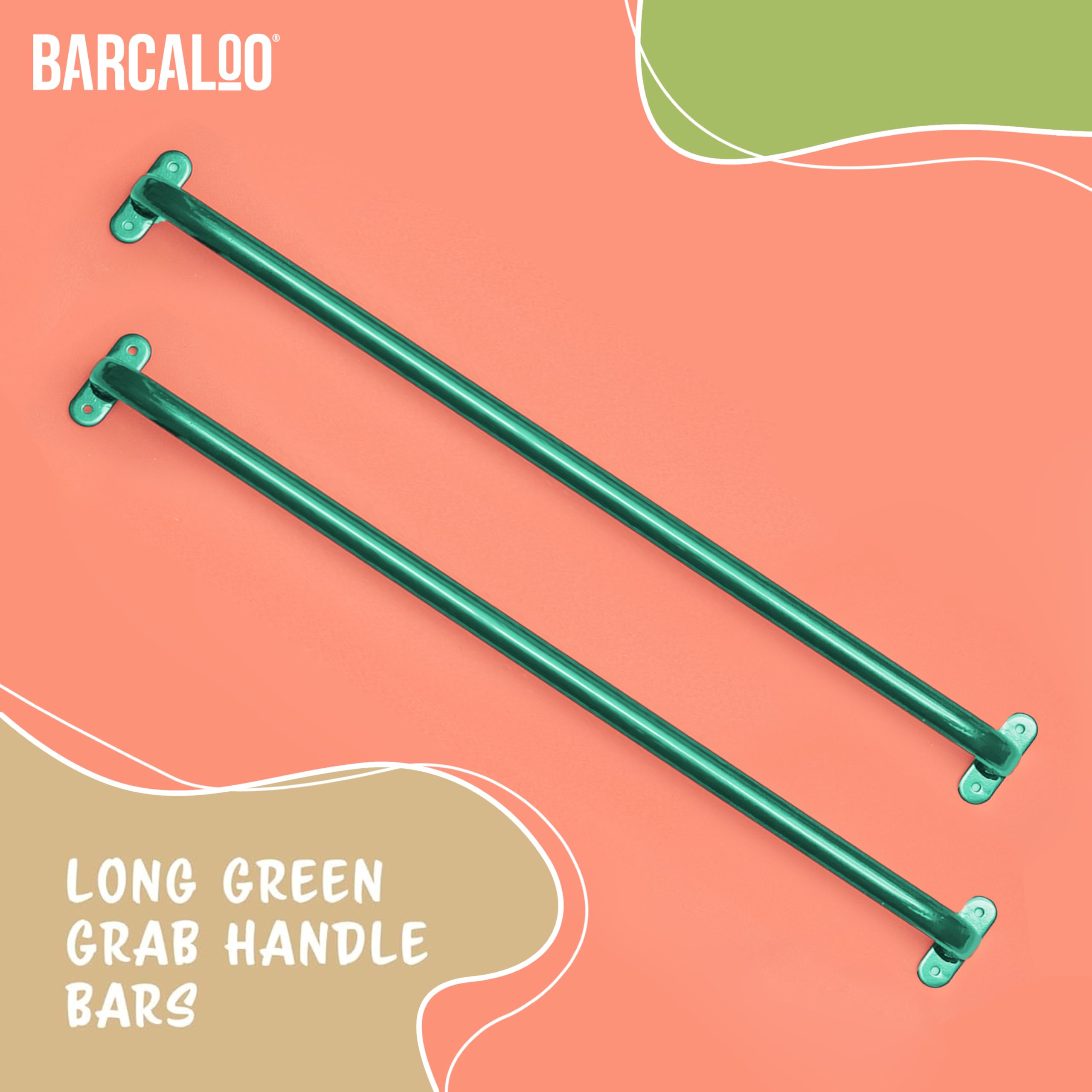Barcaloo jungle gym add-on enhances backyard structure with sturdy bars