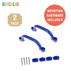 Barcaloo monkey bars grab handle offers a confident grip while climbing.