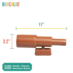 Barcaloo pirate telescope on a backyard playset inspires imaginative role-play