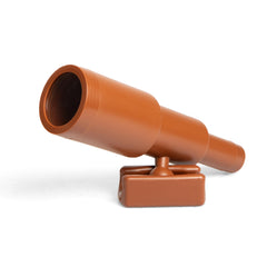 Barcaloo pirate telescope attachment on a treehouse for imaginative exploration