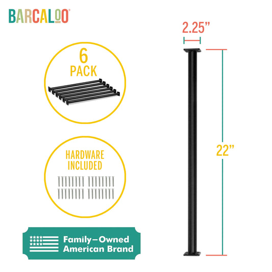 Barcaloo textured non-slip bars provide secure grip during climbing and swinging.