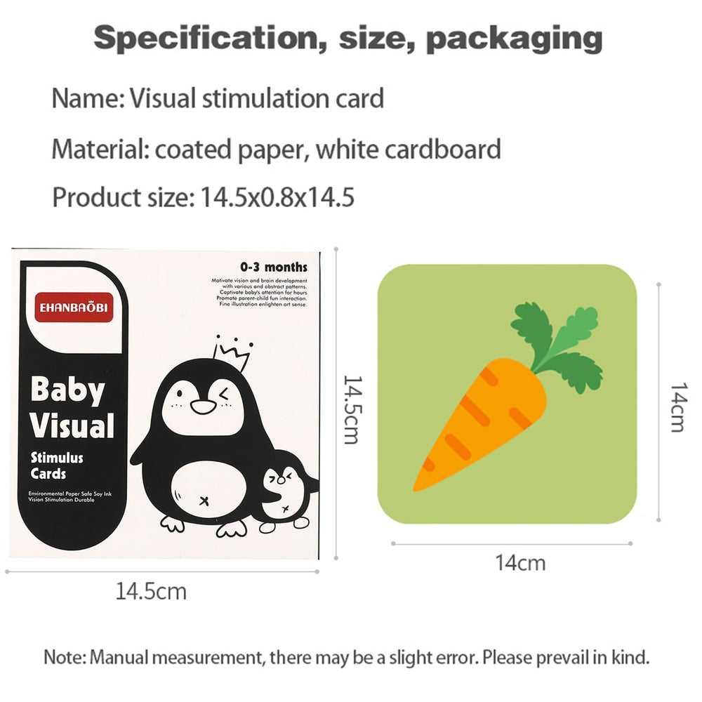 BARMACO gift-ready flashcards for newborns and infants