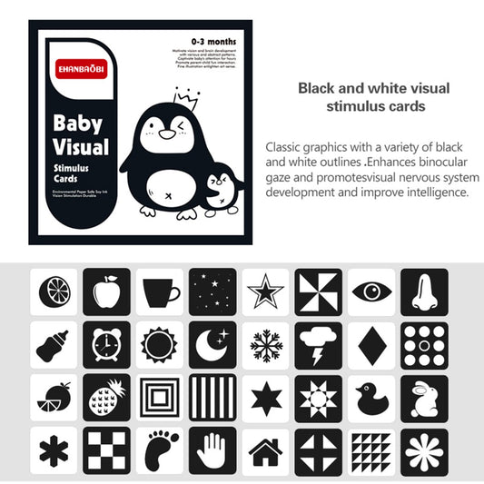 BARMACO high-contrast flashcards for 3-6 months introducing basic colors