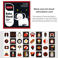 BARMACO high-contrast flashcards 6-12 months featuring abstract shapes