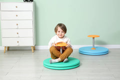 BARNEY KAITE BS Spinner-X seated green close-up assembly shows easy 5-minute setup