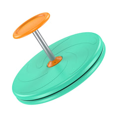 BARNEY KAITE BS Spinner-X seated green spinning action demonstrates sensory engagement