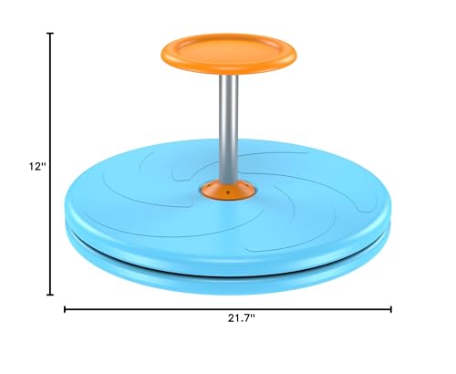 BARNEY KAITE BS Spinner-X blue toy for kids 3 and up, suitable for indoor/outdoor spaces.