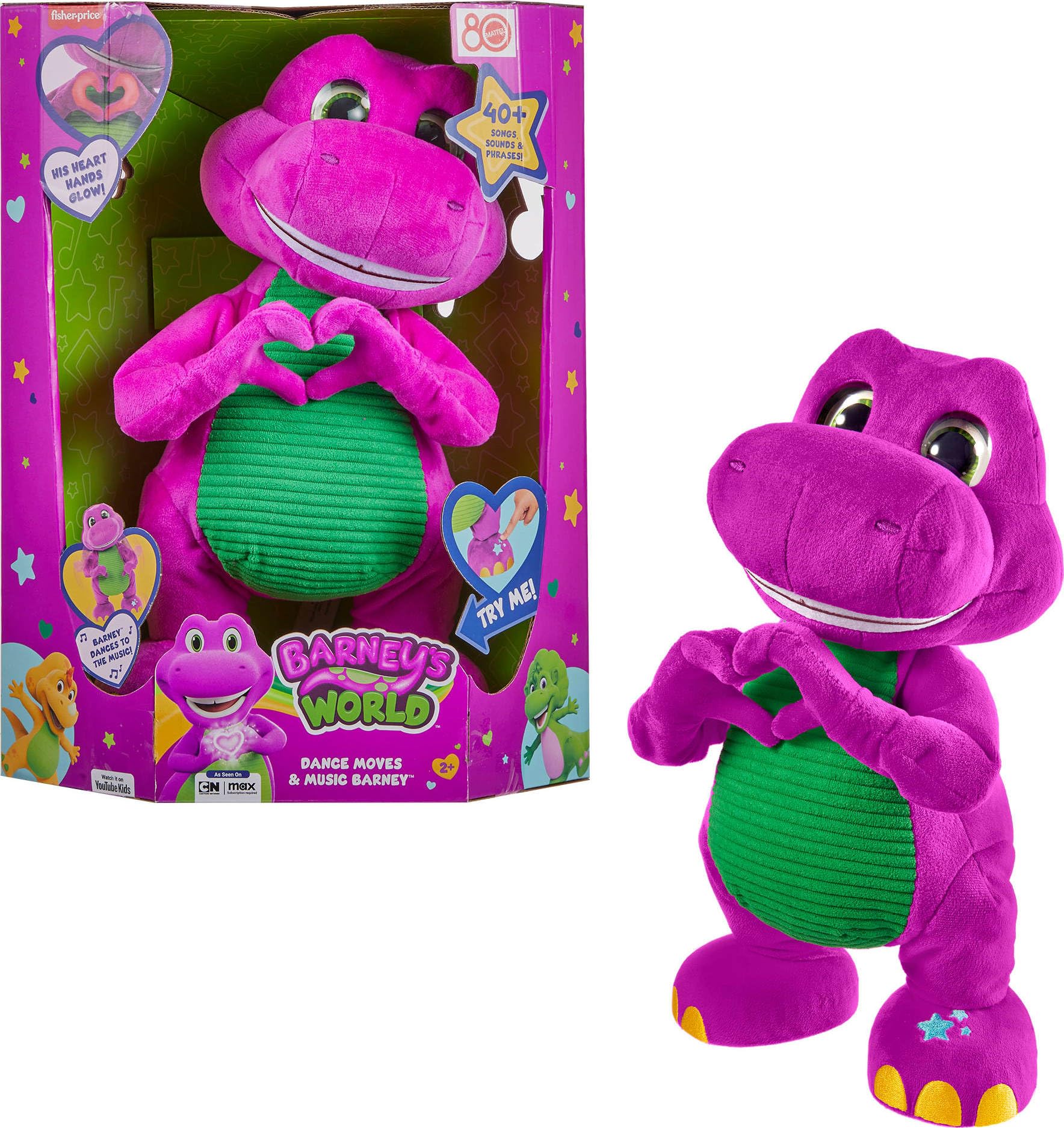 Barney's World tall 13-inch plush ready for dance-along play.