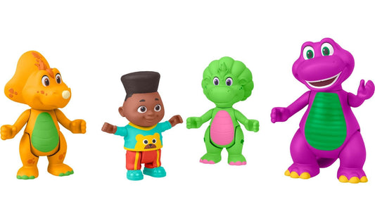 Barney figure from Barney's World Hey Friends pack for imaginative toddler play.