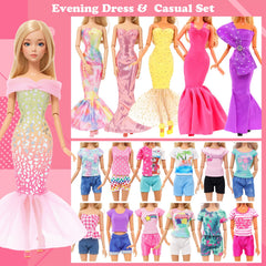 BARWA 11.5 inch doll tops and pants for versatile outfits
