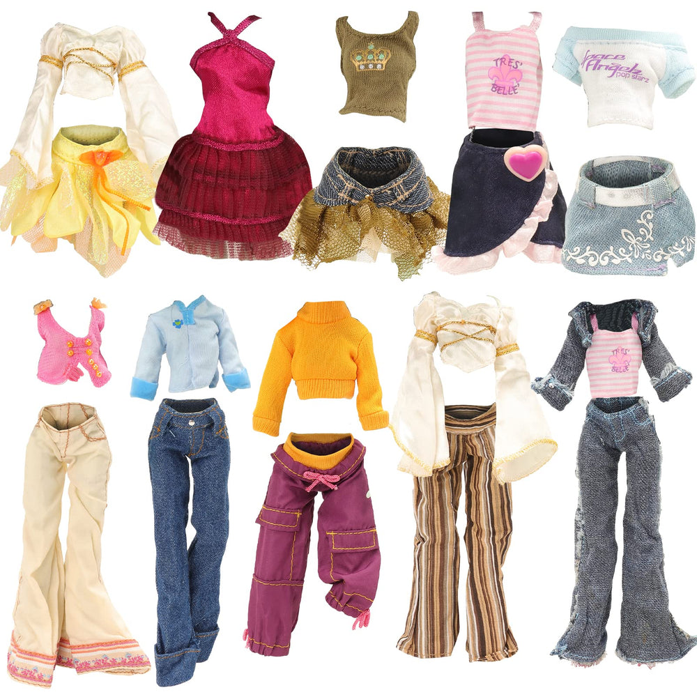 BARWA 11-inch Monster Girl doll dress set 3 for creative dress-up sessions