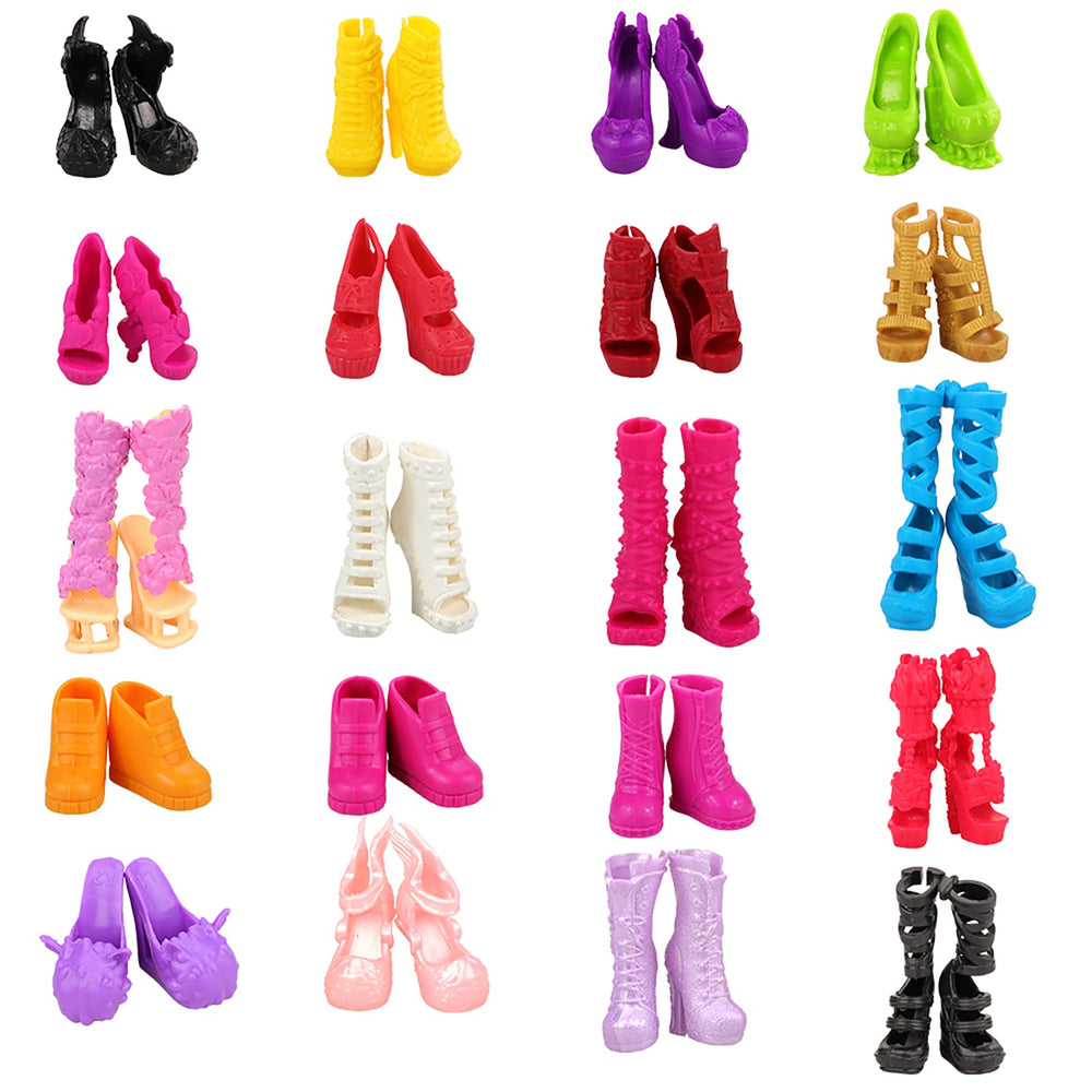 BARWA 11-inch Monster Girl doll dress set 6 easy to put on and take off