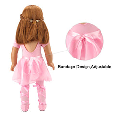 Barwa 18-inch doll tights pink provide soft coverage during play
