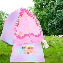 BARWA doll backpack and placemat enables portable picnic scenes