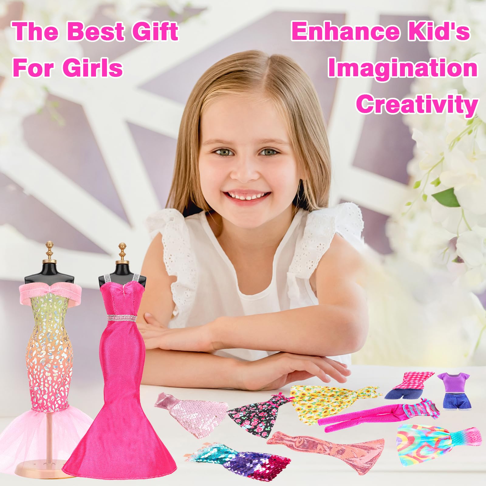 BARWA elastic-friendly 11.5 inch doll size guide image for correct fit