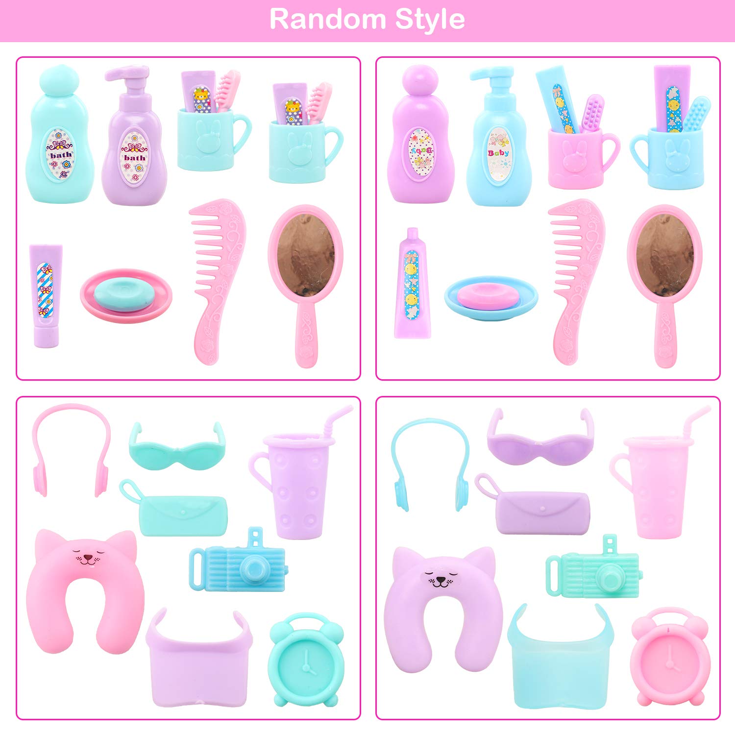 BARWA Shoes and Accessories Set: complete wardrobe for stylish pretend play