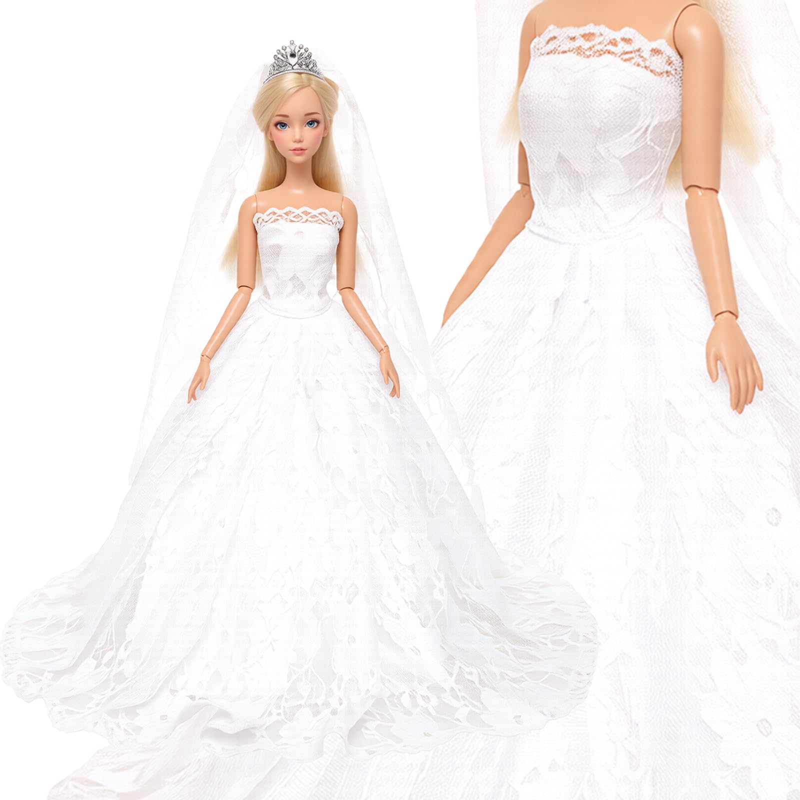 BARWA Elastic Doll Clothes for easy dressing on small hands.