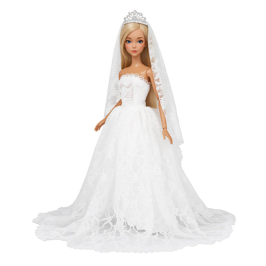 BARWA lace detail close-up shows delicate embroidery for dress-up fun.