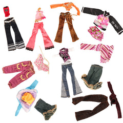 BARWA random style doll clothes to keep play fresh