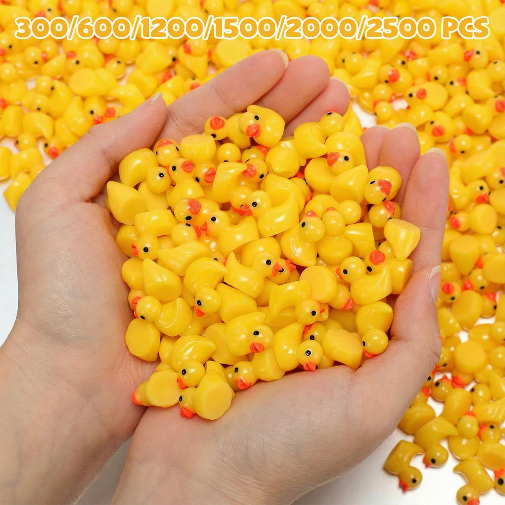 Barydat resin ducks party decoration close-up adds whimsy to tables.