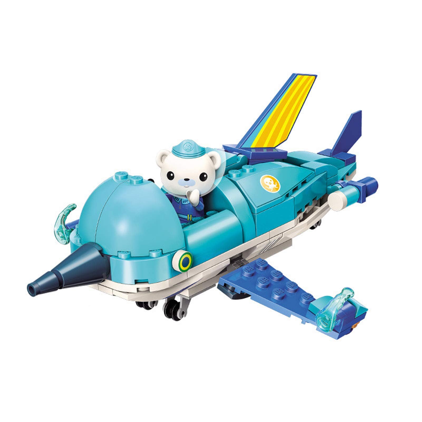 BASEPLATES Ocean Adventure GUP-R Sailfish vehicle brick set sparks imaginative play.