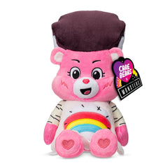 Basic Fun Care Bears Universal Monsters Cheer Bear as Bride of Frankenstein front view for imaginative play