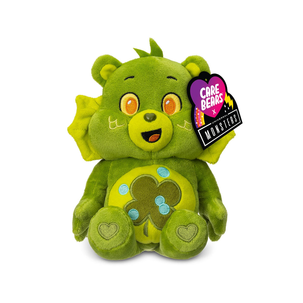 Basic Fun Care Bears Universal Monsters Good Luck Bear as Creature close-up showcasing soft cuddle-worthy details