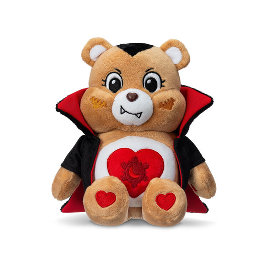 Basic Fun Cheer Bear as Bride of Frankenstein plush—collectible storytelling companion for spooky fun.
