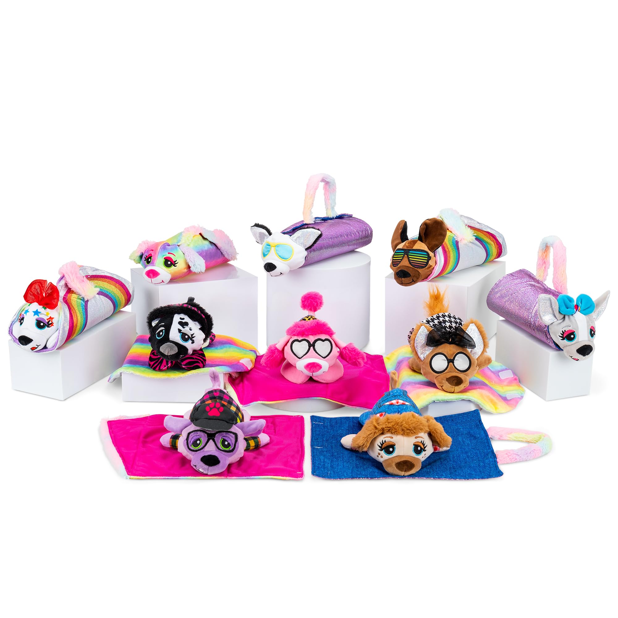 Basic Fun Fashion Puppyitos glam spot badge highlighting rarity and collectability.