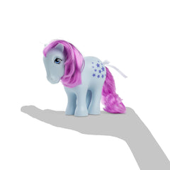 Basic Fun My Little Pony Blue Belle 40th anniversary figure in original pose.