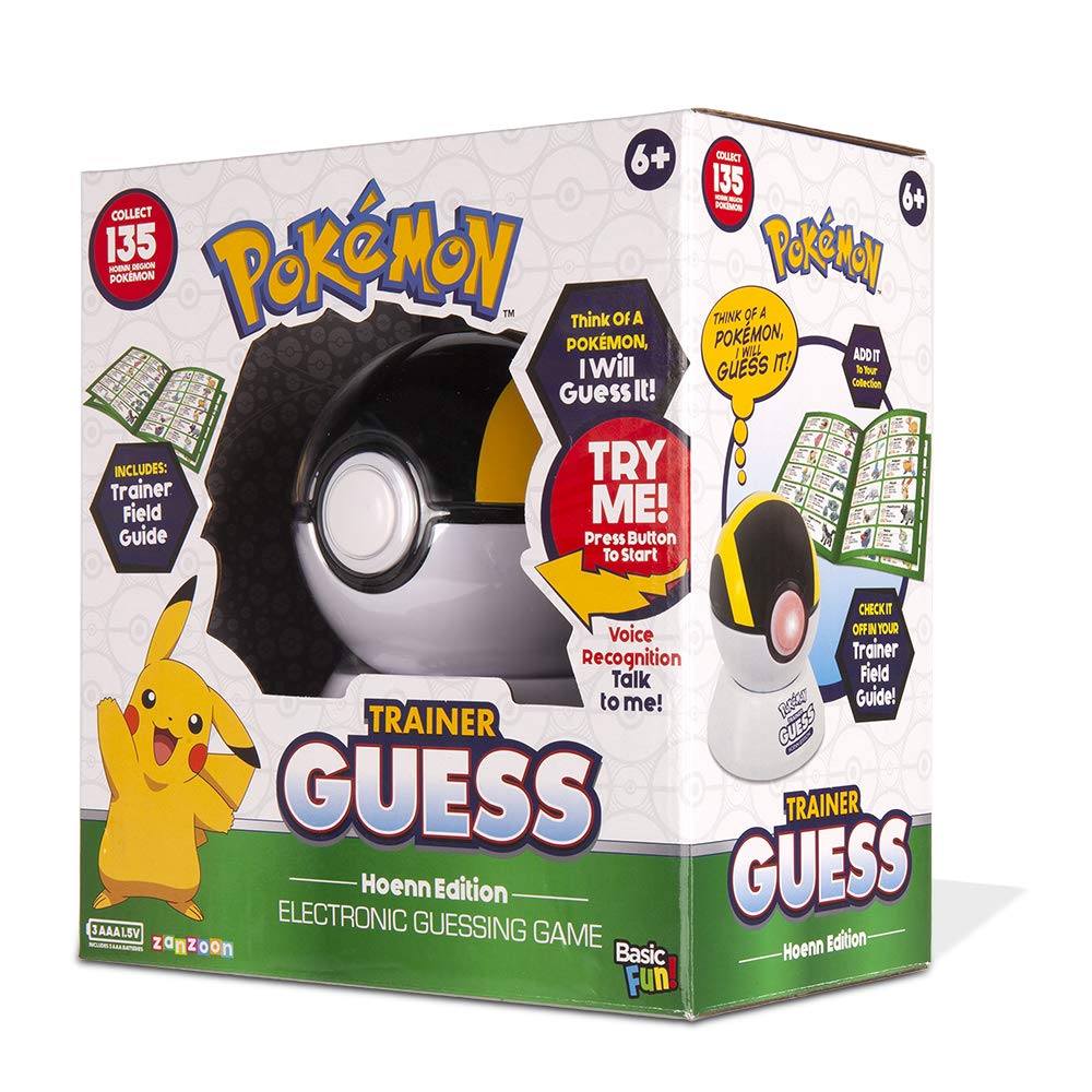 Kids at play with the Basic Fun Pokemon Trainer Guess Hoenn Edition.