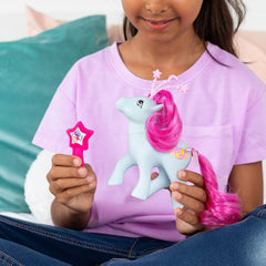 Basic Fun Polaris Celestial Pony with commemorative 40th anniversary comb.