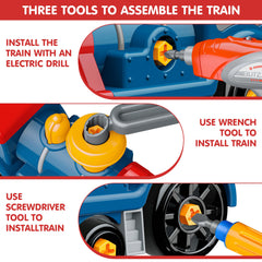 BASUN DIY cleaning truck parts image shows complete set for creative assembly