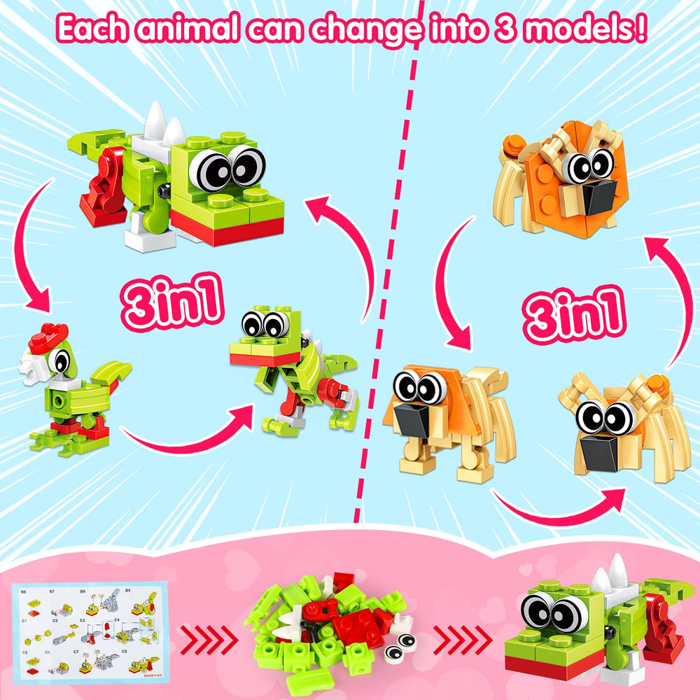 Basytodio animal bricks encourage hands-on play and learning.