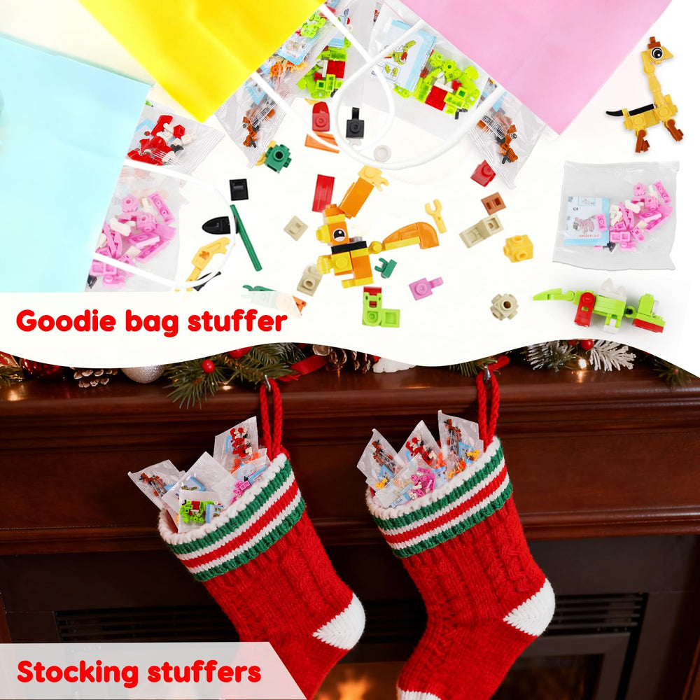 Basytodio 30-pack blocks fit small gift bags and goodie boxes.